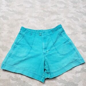 Vintage Patagonia Shorts Womens 12 Green Outdoors Hiking Travel Pockets